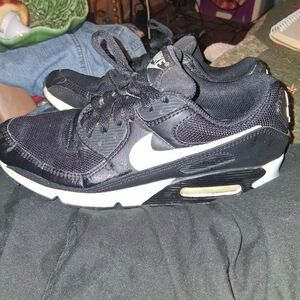 Nike Swoosh Shoes Black And White